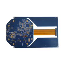 PCB semi rigid-flex (R-FPCB) con ciego a través de
