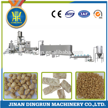 tsp tvp textured soya chunks processing line