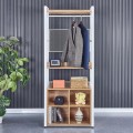 Organizador de guardarropa moderno con almacenamiento multifuncional