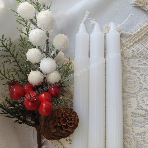40g church stick fluted candle paraffin wax velas