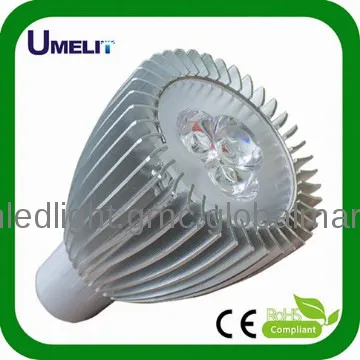 led spotlight police car