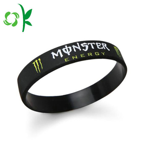 Engraved Silicone Bracelets Bright Green Best Blank Silicone Create Custom Bracelet Manufactory