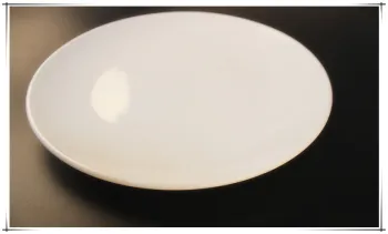 High quanlity hand made Flat ceramic plates dishes