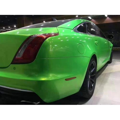 Glossy Magic Apple Green Color Vinyl Wrap