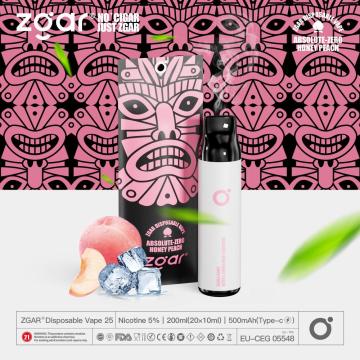 Alimentation du dispositif de vape E-Cigarette ZGAR