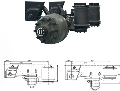 German Air Suspensions for Semi Truck Trailers with Axle