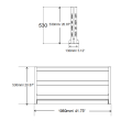 LED à prova d&#39;água LED LUZ 700W Espectro completo