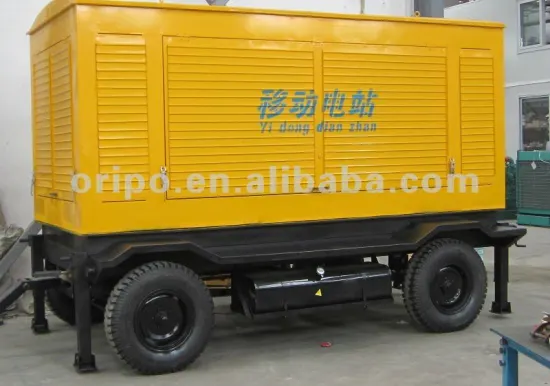 china generator yuchai engine 500kw mobile generator set with truck mounted