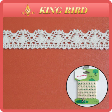 hand sewing DIY clear design lace for boutique