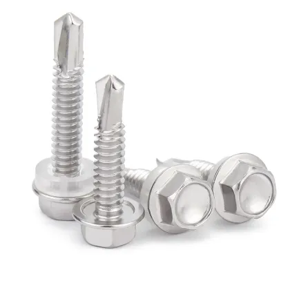 Hex Washer Head Self-Drilling Screws - Fasteners 1022