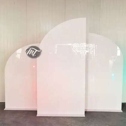 2024 Luxury Forest Green Wall Panel Backdrop for Wedding Decoration