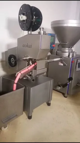 sausage double clipping machine