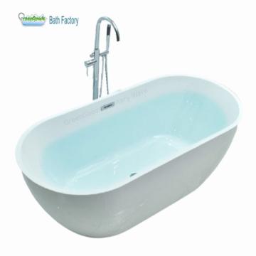 Polish Freestanding Acrylic Bath with CE Certification and Sexy Faucet