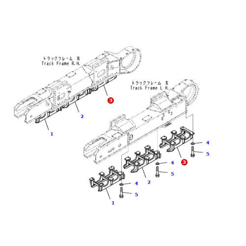 PC2000-11 GUARD TRACK 21T-30-42430