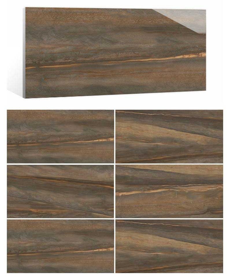 brown marble look tiles