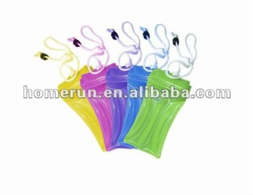 Inflatable PVC waterproof bag for cell phone and camera