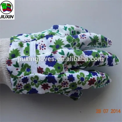 Drill cotton children garden gloves
