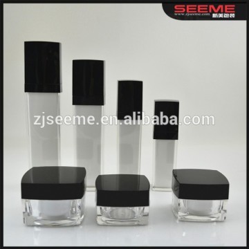 square acrylic lotion spray bottle pump lotion bottles