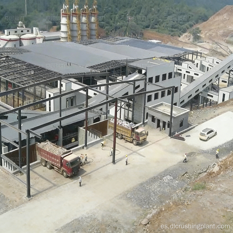 Línea de producción de agregados de arena de alta capacidad para cantera de piedra caliza Operación completamente automática Contratista EPC llave en mano