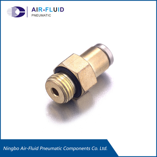 Raccords de lubrification air-fluide pour la lubrification centralisée.