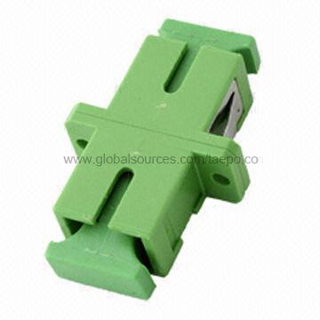 Fiber-optic adapter, single mode, simplex, SC/APC-SC/APC