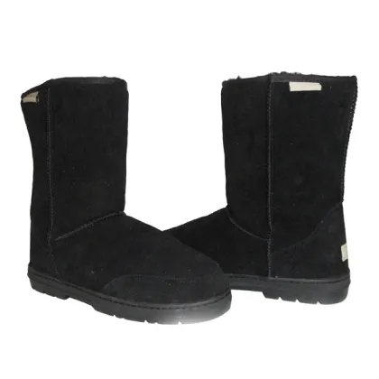 Waterproof winter wide width snow boots for men