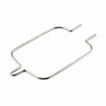 Shaped linear spring, different designs, 0.08~10mm spring steel with elector plating