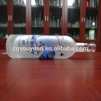 750ML Similar Design Hot Sale Wholesale Grey Goose Large Vodka Bottles