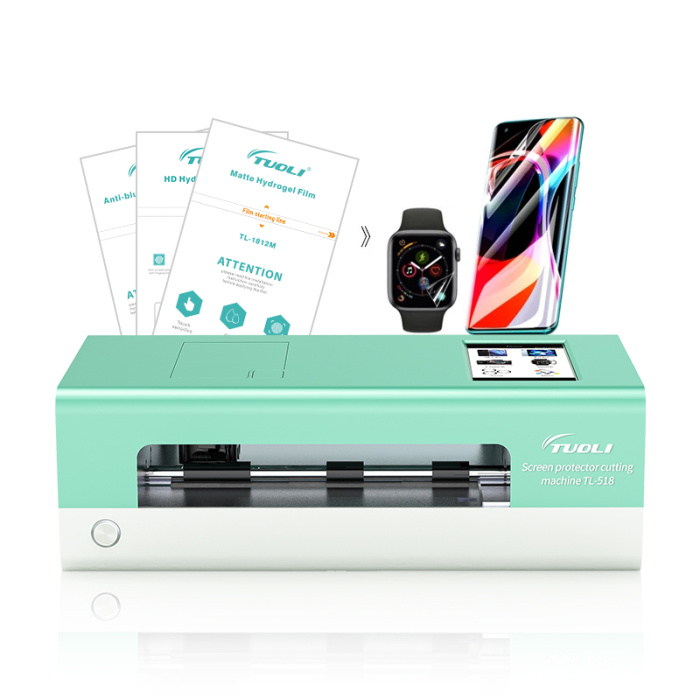 Mesin pemotong kulit belakang TPU Hydrogel