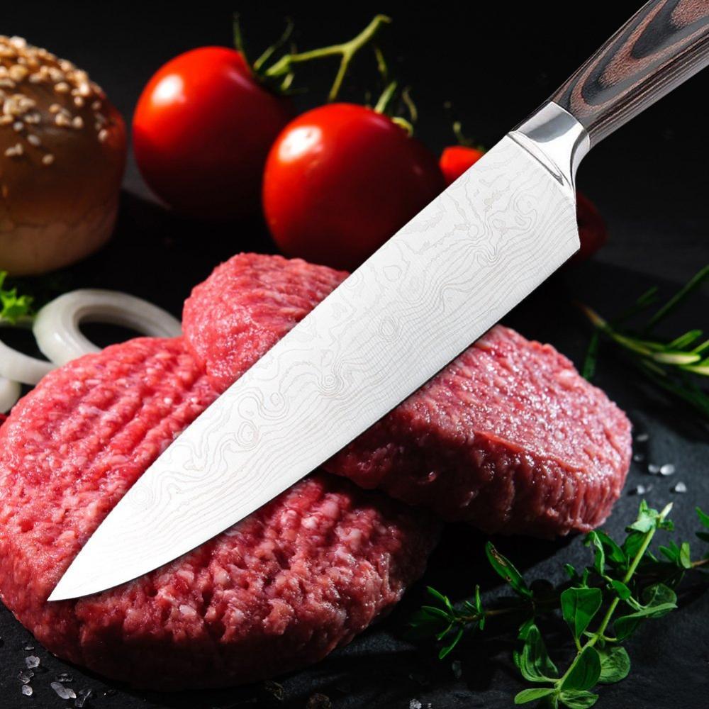 8Inch Japanese High Carbon Stainless Steel Chef Knife