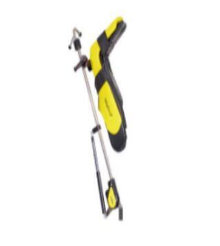 Stirrup-shaped aerodynamic assist leg frame