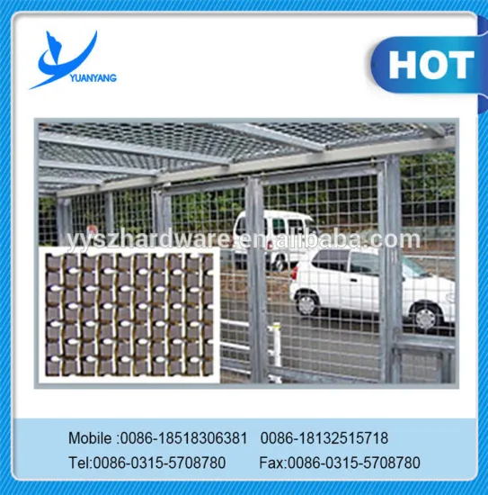 steel crimped wire mesh/galvanized wire mesh