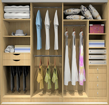 Br-24-D Modular Wardrobe