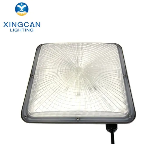 Energy Conservation Ultra Bright Waterproof Aluminum Lamp for Warehouse & Subway Station (60W/80W/100W) Recessed LED Canopy Light