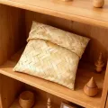 Scatola da tè in bambù intrecciata a mano per conservare il tè