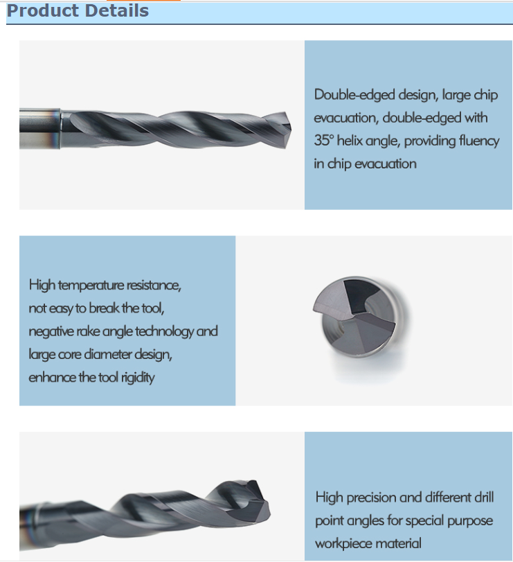 Machine Tool Tungsten Steel Fixed Point Drill5