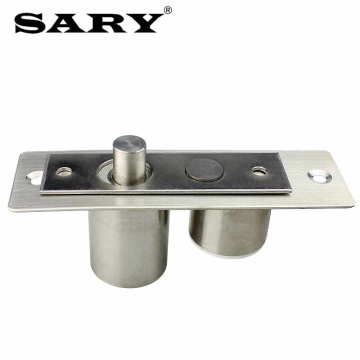 Low Temperature Resistant Garage Door Push-Pull Electric Floor Bolt Lock with Automatic Relock Timer