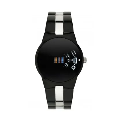 Japanese Quartz Watch with Disc Dial LED Watch