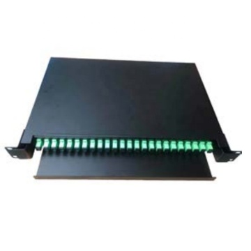 1U/2U/4U 12/24/48 Core FTTH Optical Fiber Patch Panel with APC/SC/UPC/FC/LC Connectors
