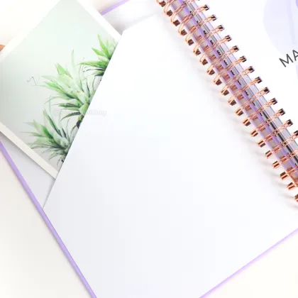 Customized spiral inspirational planning book printing