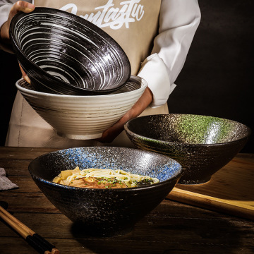 Ceramiczne miski na ramen, sałatkę i zupę - 7/8/9 cala