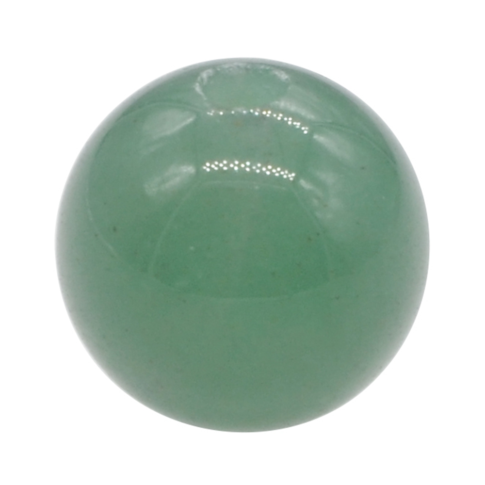 Bolas de chakra de aventurina verde de 20 mm para alivio del estrés meditación balanceando la decoración del hogar bulones de cristal esferas pulidas