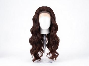Dark Brown Wave Lace Front Wig Human Hair