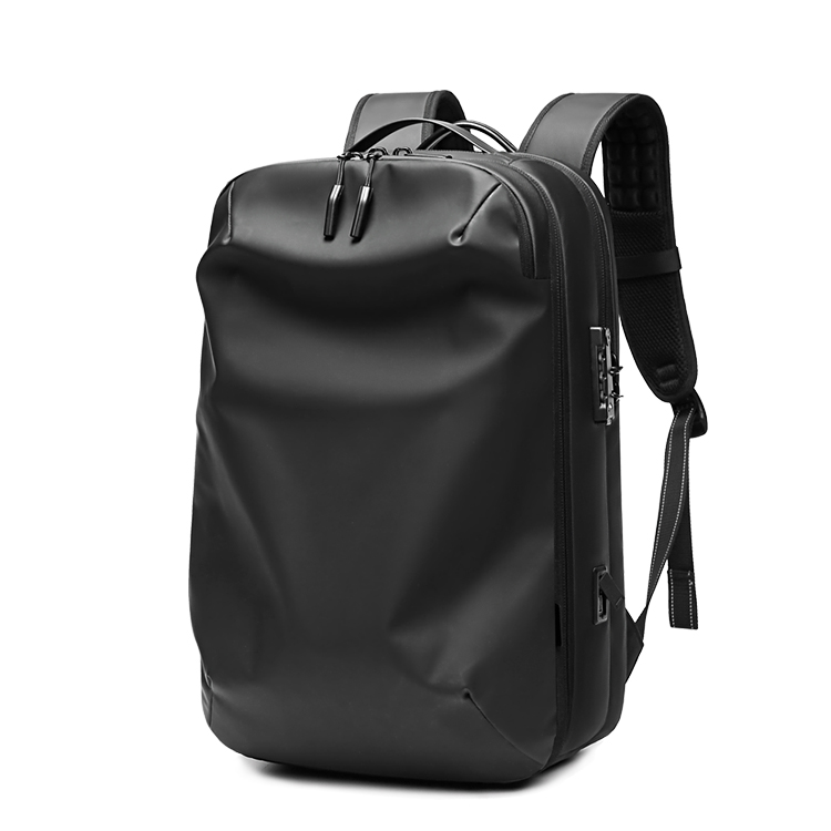 Bolsa masculina de mochila para laptop com fechadura TSA
