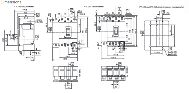 Yvl Low Voltage Moulded Case Circuit Breaker