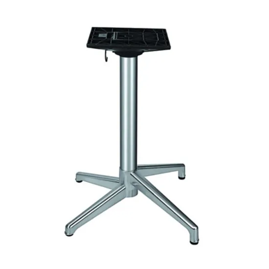 Irregular Base Folding Cast Aluminum Coffee Table Base