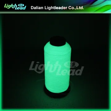 Embroidery glow fluorescent thread