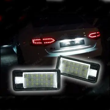 18SMD LED License plate Frame Lamp for AUDI A3/S3 A4/S4 A6/C6 Q7 RS4