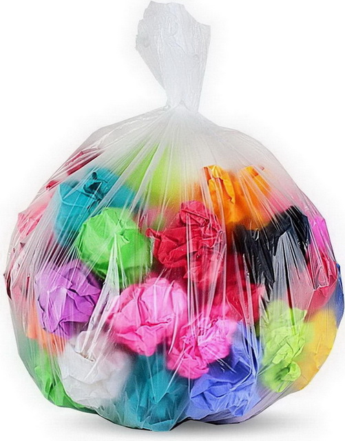 Clear Plastic Garbage Bags