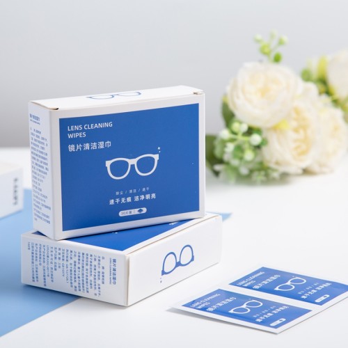 렌즈 청소용 알코올 기반 안경 닦음